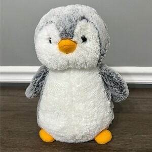 Destination Nation Gray White Penguin Plush Stuffed Animal Soft Toy Kids‎